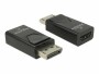 DeLock Adapter 4K Passiv DisplayPort - HDMI, Kabeltyp: Adapter