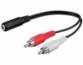 HDGear Audio-Adapter Klinke 3.5 mm, female - Cinch, Kabeltyp