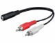 HDGear Kabel 3.5 mm Klinkenkuppl. auf