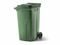 Verwo Kunststoffcontainer mit Deckel 240 l, Grün