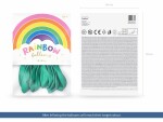 Partydeco Luftballon Uni Rainbow Pastel 10 Stück, Mint,