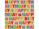 Braun + Company Papierservietten Colour Birthday 33 cm x 33 cm