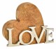 ROOST     Aufsteller Herz - 10035788  LOVE                 16x12x3cm