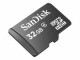 SanDisk - Flash-Speicherkarte (microSDHC/SD-Adapter inbegriffen)