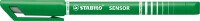 STABILO Feinschreiber sensor 0,3mm(F) 189/36 grün, Kein