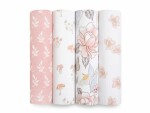 Aden + Anais Mulltuch Earthly 4er-Set 120 x 120 cm, Material