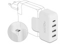 DeLock USB-Wandladegerät Apple Adapter 4x USB, PD & QC