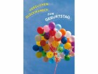 Natur Verlag Geburtstagskarte Bunte Ballone 17.5 x 12.2 cm