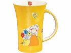 Mila Kaffeetasse Flowerboy 500 ml, 6 Stück, Gelb, Material