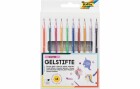 Folia Gelschreiber Glitter 10 Stifte, Verpackungseinheit: 1