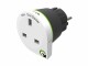 Q2Power Country-Reiseadapter UK-EU, Anzahl Pole: 2, USB