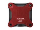 ADATA Externe SSD SD600Q 240 GB, Rot, Stromversorgung: Per