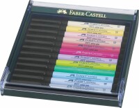 FABER-CASTELL Pitt Artist Pen Set 267420 pastelltöne, 12 Stück