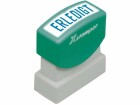 Xstamper Stempel Erledigt, Blau, Motiv: Erledigt, Detailfarbe: Blau