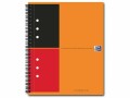 Oxford Notizbuch International Notebook, A5 +, Liniert, Orange