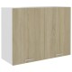 vidaXL Hängeschrank Sonoma-Eiche 80x31x60 cm Holzwerkstoff