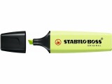 STABILO Leuchtmarker Boss Original Gelbgrün, 10 Stück