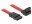 Image 1 DeLock SATA2-Kabel, 22cm, rot, gewinkelt