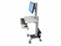 Ergotron roll stand Work-Fit-C single LCD Card LD sit-stand