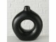 Boltze Vase Ronella 23 cm, Schwarz, Höhe: 23 cm