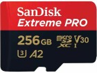 SanDisk microSDXC-Karte Extreme PRO 256 GB, Speicherkartentyp