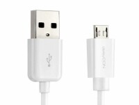 deleyCON USB2.0 Kabel, A - MicroB, 1m, WS