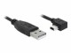 Bild 2 DeLock USB 2.0-Kabel 90°gewinkelt USB A - Mini-USB B