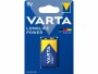 Varta Batterie Longlife Power 9 V 1 Stück, Batterietyp