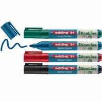 EDDING Flipchart Marker 31 1,5-3mm 31-E4 4er Etui, Kein