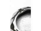 Kare Aschenbecher Avantgarde Silber/Weiss, Materialtyp: Metall