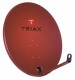 Triax TD64 Euroline Ral 8012 Ziegelrot