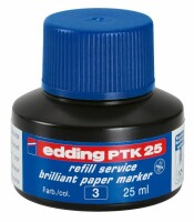 EDDING Tinte 25ml PTK-25-3 blau, Kein Rückgaberecht, Aktueller