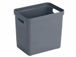 Sigma Home Aufbewahrungsbox 25 l Dunkelblau/Grau, Breite: 25.5 cm