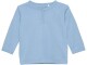 Fixoni Baby-Langarmshirt Solid Ashley Blue Gr. 62, Grössentyp