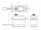 Savöx Standard Servo SA-1258TG+ 12 kg Digital, Set: Nein