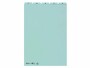 Biella Karteikarten A4 hoch A-Z, 25-teilig, Blau, Lineatur: Blanko