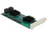 DeLock PCI-Express-Karte 8 Port SATA, Datenanschluss Seite B