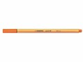 STABILO Fineliner point 88 Orange, Strichstärke: 0.4 mm, Set