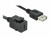 Bild 1 DeLock Keystone-Modul USB2.0 USB-A ? USB-C, 25cm schwarz, Modultyp