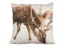 Dameco gefüllt Hirsch 40 x 40 cm, Beige/Braun