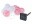 Image 1 COCON Lichterkette LED Solar, Pink/Weiss, 3.7 m, Betriebsart