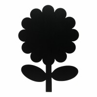 SECURIT Kreidetafel FLOWER FB-FLOWER schwarz 42.6x27.7x0.3cm, Kein