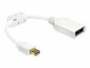 DeLock Adapter Mini-DisplayPort ? DisplayPort weiss, 4K, 15cm