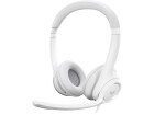 Logitech Headset - H390 USB Stereo White