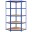 Bild 7 vidaXL Regale mit 5 Böden 2 Stk. Blau Stahl & Holzwerkstoff