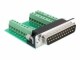 DeLock Adapter DB25 - Terminalblock cm, Kabeltyp: Adapter