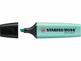 STABILO Leuchtmarker BOSS Pastell Türkis, Oberfläche: Papier