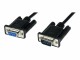 StarTech.com - 2m Black DB9 RS232 Serial Null Modem Cable F/M