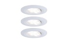 Paulmann Einbauspot LED Calla Basisset, 3 x 6W, 4.000K