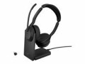 Jabra Headset Evolve2 55 Duo MS, USB-C, inkl. Ladestation